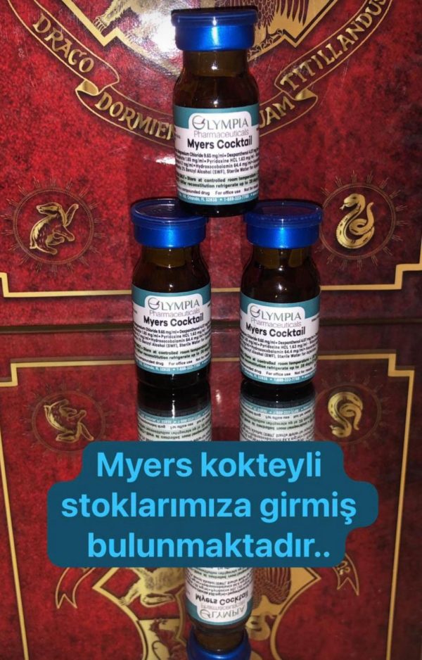 Myers Kokteyli IV Vitamin Desteği – Olympia Pharmaceuticals – Yorgunluk, Bağışıklık ve Enerji İçin
