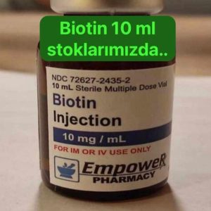 Biotin Injection 10 mg/mL – 10 mL