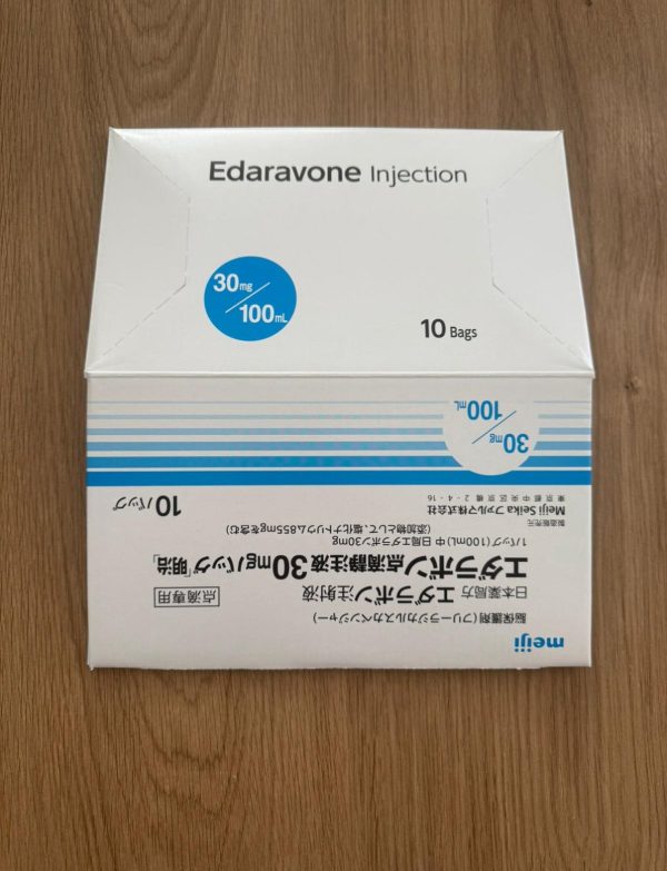 Edaravone Injection 30mg/100ml – 10'lu Torba Seti (Meiji Pharma)